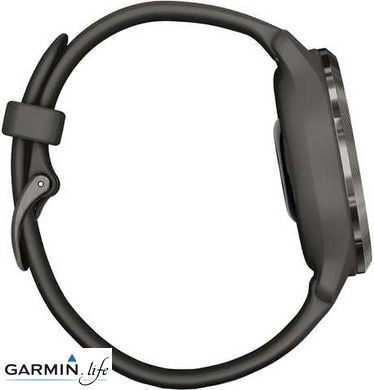 Смарт-годинник Garmin Venu 2S Slate Bezel with Graphite Case and Silicone Band