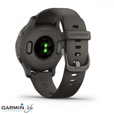 Смарт-годинник Garmin Venu 2S Slate Bezel with Graphite Case and Silicone Band