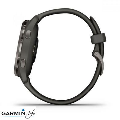 Смарт-годинник Garmin Venu 2S Slate Bezel with Graphite Case and Silicone Band