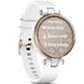 Смарт-годинник Garmin Lily Sport Edition - Cream Gold Bezel with White Case and S. Band