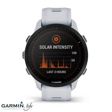 Смарт-годинник Garmin Forerunner 955 Solar Whitestone