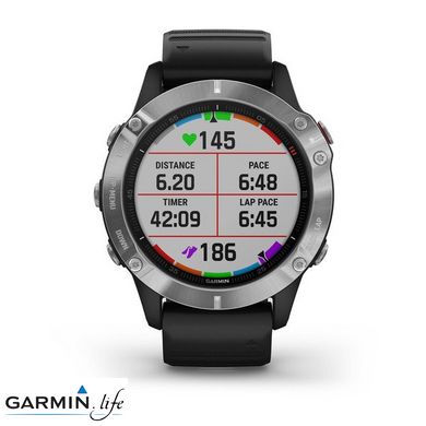 Спортивний годинник Garmin Fenix 6 Silver 010-02158-00