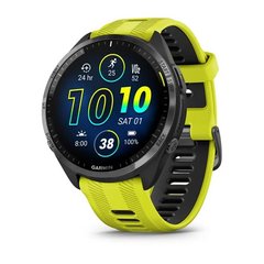 Смарт-годинник Garmin Forerunner 965 Carbon Gray Titanium Bezel w. Black Case and Amp Yell/Black S. Band