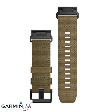 Ремінець Garmin Fenix 7 26mm QuickFit Tactical Cayote Tan Nylon
