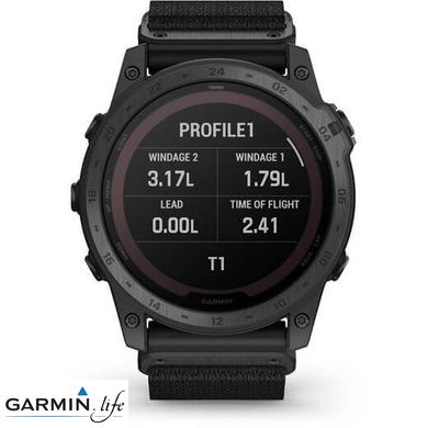 Смарт-годинник Garmin Tactix 7 – Pro Ballistics Edition S. Powered T. Watch w. Applied B. and Nylon Band