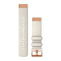 Ремешок Garmin QuickFit 20mm Watch Bands Cream Heathered Nylon with Rose Gold Hardware