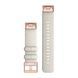 Ремінець Garmin QuickFit 20mm Watch Bands Cream Heathered Nylon with Rose Gold Hardware