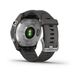 Смарт-годинник Garmin Fenix 7S Silver with Graphite Band