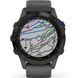 Спортивний годинник Garmin Fenix 6 Pro Solar Edition Black With Gray Band 010-02410-11