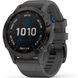 Спортивний годинник Garmin Fenix 6 Pro Solar Edition Black With Gray Band 010-02410-11