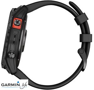 Смарт-годинник Garmin Fenix 7X Solar Slate Gray with Black Band