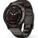Спортивные часы Garmin Fenix 6 Pro Solar Titanium Carbon Gray Dlc With Titanium Dlc Band 010-02410-23