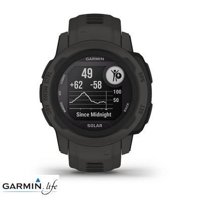 Смарт-годинник Garmin Instinct 2S Solar Graphite