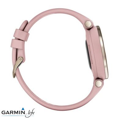 Смарт-годинник Garmin Lily Sport Edition - Cream Gold Bezel with Dust Rose Case and S. Band