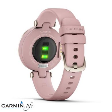 Смарт-годинник Garmin Lily Sport Edition - Cream Gold Bezel with Dust Rose Case and S. Band