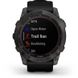 Смарт-годинник Garmin Fenix 7X Sapphire Solar Carbon Gray DLC Titanium with Black Band