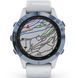 Спортивные часы Garmin Fenix 6 Pro Solar Edition Mineral Blue with Whitestone Band 010-02410-19