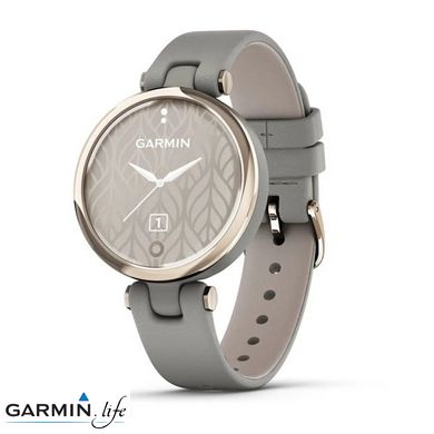 Смарт-годинник Garmin Lily Classic Edition - Cream Gold Bezel w. Braloba G. Case and Italian L. Band