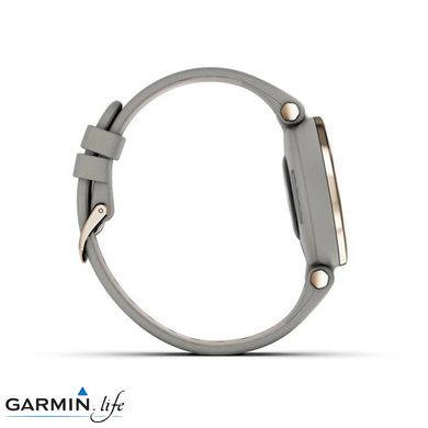 Смарт-годинник Garmin Lily Classic Edition - Cream Gold Bezel w. Braloba G. Case and Italian L. Band