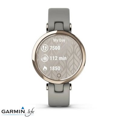 Смарт-годинник Garmin Lily Classic Edition - Cream Gold Bezel w. Braloba G. Case and Italian L. Band