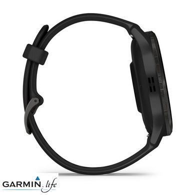 Смарт-часы Garmin Venu 3 Slate S. Steel Bezel w. Black Case and S. Band