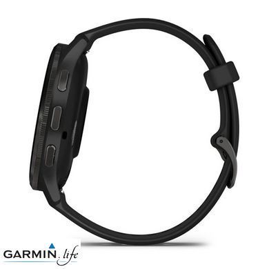 Смарт-часы Garmin Venu 3 Slate S. Steel Bezel w. Black Case and S. Band
