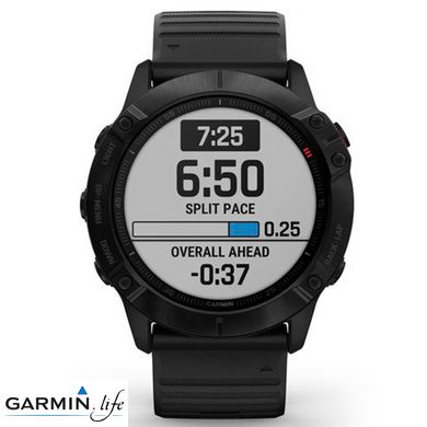 Спортивний годинник Garmin Fenix 6X Pro Black with Black Band 010-02157-01