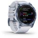 Смарт-годинник Garmin Fenix 7X Sapphire Solar M. Blue DLC Titanium w. Whitestone Band