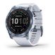 Смарт-годинник Garmin Fenix 7X Sapphire Solar M. Blue DLC Titanium w. Whitestone Band