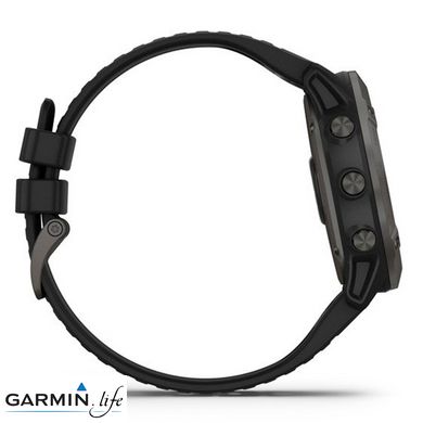 Спортивний годинник Garmin Fenix 6X Pro Solar Titanium Carbon Grey DLC with Black Band 010-02157-21