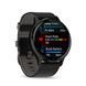 Смарт-часы Garmin Venu 3 Slate S. Steel Bezel w. Black Case and Leather Band