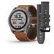 Смарт-часы Garmin Fenix 7X Sapphire Solar Titanium w. Chestnut Leather Band