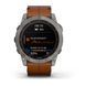 Смарт-часы Garmin Fenix 7X Sapphire Solar Titanium w. Chestnut Leather Band