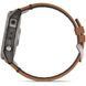 Смарт-часы Garmin Fenix 7X Sapphire Solar Titanium w. Chestnut Leather Band