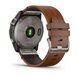Смарт-часы Garmin Fenix 7X Sapphire Solar Titanium w. Chestnut Leather Band