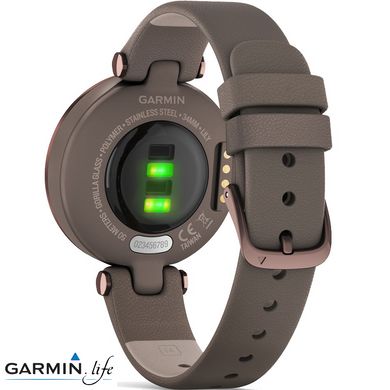 Смарт-годинник Garmin Lily Dark Bronze Bezel with Paloma Case and Italian Leather Band