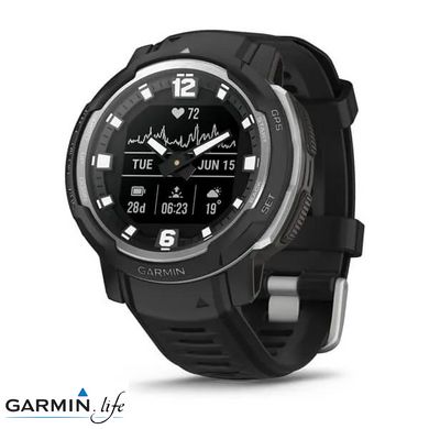 Смарт-годинник Garmin Instinct Crossover - Standard Edition Black