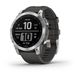 Смарт-годинник Garmin Fenix 7 Silver with Graphite Band