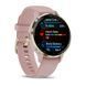 Смарт-годинник Garmin Venu 3S Soft Gold S. Steel Bezel w. Dust Rose Case and S. Band