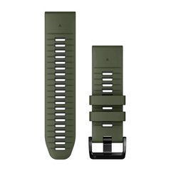 Ремінець Garmin QuickFit 26 Silicone сіро-зелений мох/графіт