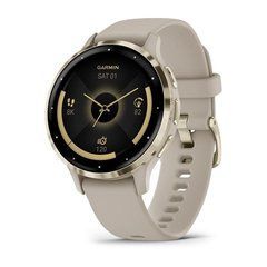 Смарт-часы Garmin Venu 3S Soft Gold S. Steel Bezel w. French Gray Case and S. Band