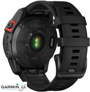 Смарт-годинник Garmin Fenix 7 Solar Slate Gray with Black Band 010-02540-11