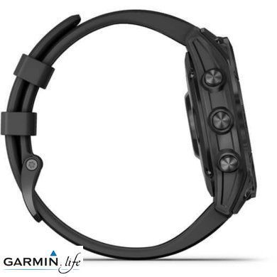 Смарт-годинник Garmin Fenix 7 Solar Slate Gray with Black Band 010-02540-11