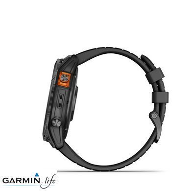 Смарт-годинник Garmin Fenix 7X Pro Solar Slate Gray w. Black Band
