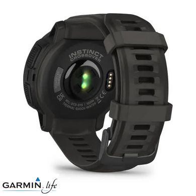 Смарт-годинник Garmin Instinct Crossover Solar Graphite