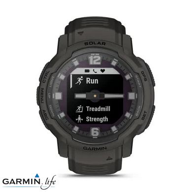 Смарт-годинник Garmin Instinct Crossover Solar Graphite