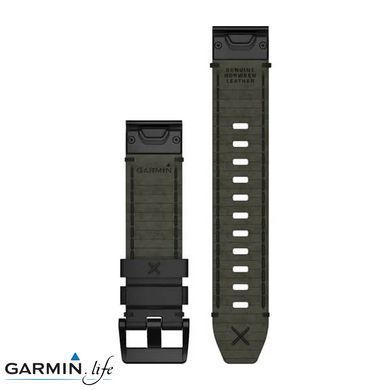 Ремешок Garmin кожаный QuickFit 22 для MARQ, черный