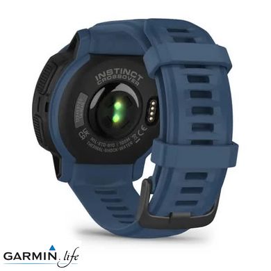 Смарт-годинник Garmin Instinct Crossover Solar Tidal Blue