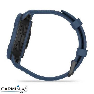 Смарт-годинник Garmin Instinct Crossover Solar Tidal Blue