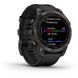 Смарт-годинник Garmin Fenix 7 Sapphire Solar Carbon Gray DLC Titanium with Black Band